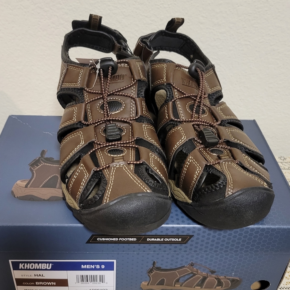 Khombu Hal brown sandals